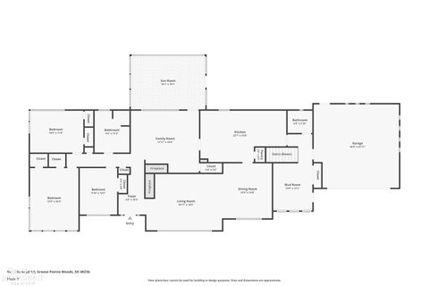 Tiny photo for 991 S Renaud Road, Grosse Pointe Woods City, MI 48236 (MLS # 58050197584)