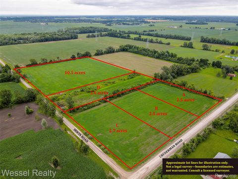 0 Irwin Road Richmond City MI 48062