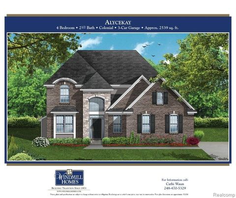 28341 Alycekay Street Farmington Hills City MI 48334