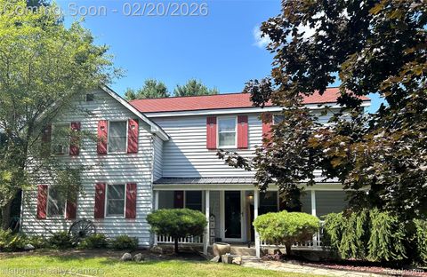 Photo of 164 Columbiaville Road, Deerfield Township, MI 48421 (MLS # 20261010347)