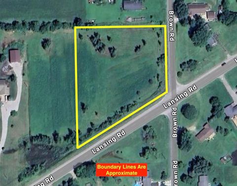Vacant Land Lansing & Brown Road Vernon Township Shiawassee MI 48429