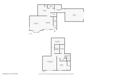 Tiny photo for 713 Abbington Court, Genoa Township, MI 48843 (MLS # 81026045647)