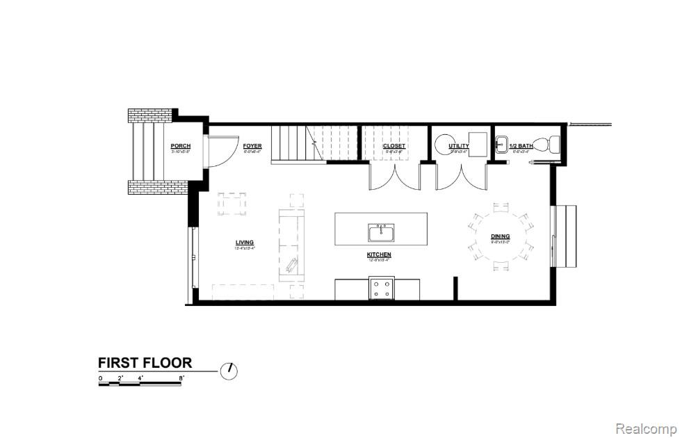 Detroit City, Michigan 48206, United States, 2 Bedrooms Bedrooms, ,3 BathroomsBathrooms,Residential,Active,216692