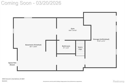 Tiny photo for 35950 Tamarack Court, New Baltimore City, MI 48047 (MLS # 20261016934)