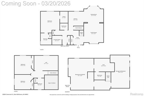 Tiny photo for 35950 Tamarack Court, New Baltimore City, MI 48047 (MLS # 20261016934)