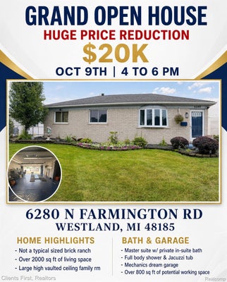 6280 N FARMINGTON RD, WESTLAND, MI 48185 - Image a2b6875c5d4dcf7c25a936de597c86fa/3301357396