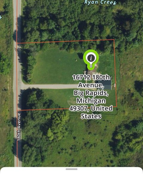 Photo of 16712 180th Avenue, Big Rapids Charter Township, MI 49307 (MLS # 72026016884)