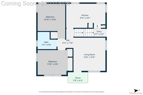 Tiny photo for 22321 Cleveland Street, Dearborn City, MI 48124 (MLS # 20251062083)