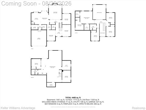 Tiny photo for 17012 Algonquin Drive, Northville Township, MI 48168 (MLS # 20261065081)