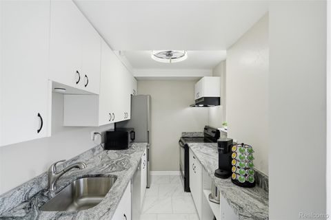 Tiny photo for 8120 E Jefferson Avenue #1B1, Detroit City, MI 48214 (MLS # 20261016065)