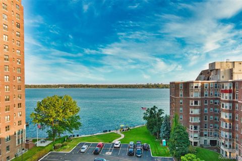 Tiny photo for 8120 E Jefferson Avenue #1B1, Detroit City, MI 48214 (MLS # 20261016065)