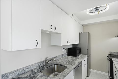 Tiny photo for 8120 E Jefferson Avenue #1B1, Detroit City, MI 48214 (MLS # 20261016065)