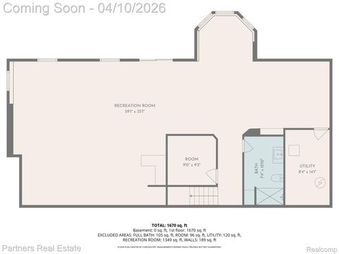 Tiny photo for 9148 Eva Lane, Conway Township, MI 48836 (MLS # 20261013467)