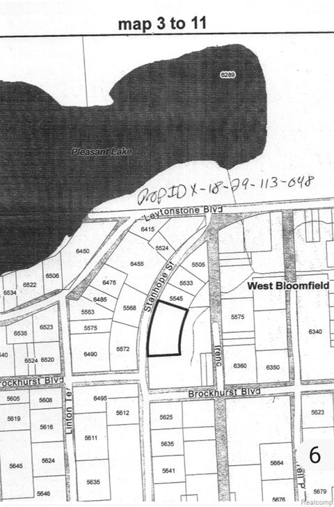 000 STANHOPE Road West Bloomfield Charter Township MI 48322