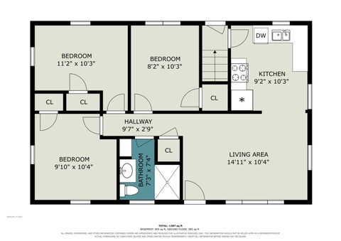 Tiny photo for 1207 Elkerton Avenue, Kalamazoo Charter Township, MI 49048 (MLS # 66026045977)