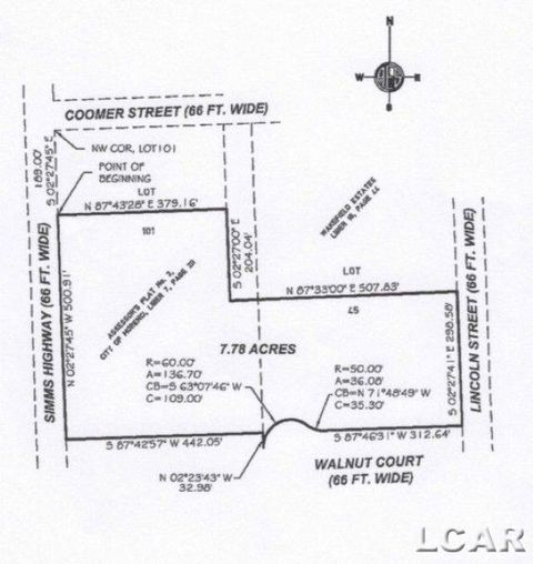 13000 Simms Highway Morenci City Lenawee MI 49256