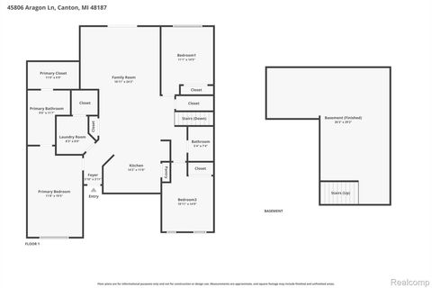 Tiny photo for 45806 Aragon Lane, Canton Charter Township, MI 48187 (MLS # 20261039396)