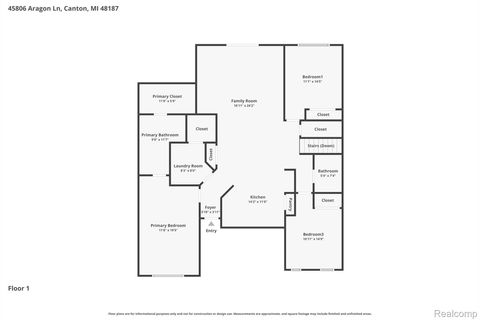 Tiny photo for 45806 Aragon Lane, Canton Charter Township, MI 48187 (MLS # 20261039396)