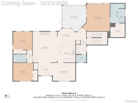 Tiny photo for 3394 Outback Trail, Putnam Township, MI 48169 (MLS # 20261085143)