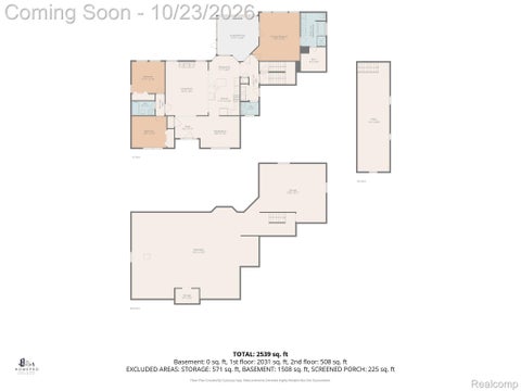 Tiny photo for 3394 Outback Trail, Putnam Township, MI 48169 (MLS # 20261085143)