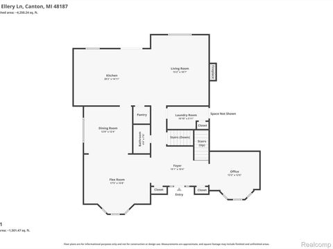 Tiny photo for 47527 Ellery Lane, Canton Charter Township, MI 48187 (MLS # 20251055848)