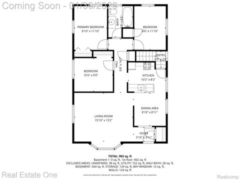 Tiny photo for 22720 FURTON Street, St Clair Shores City, MI 48082 (MLS # 20261005700)