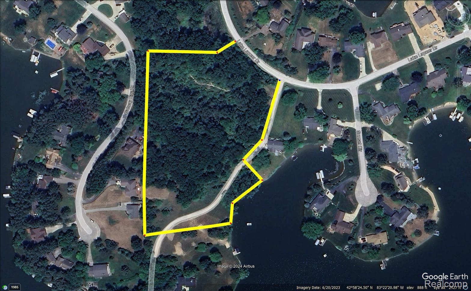 6.5 ACRES VL LAKE LAPEER Drive