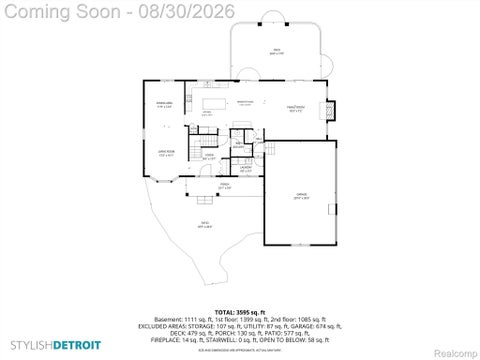 Tiny photo for 37570 Dale Drive, Huron Charter Township, MI 48164 (MLS # 20261069265)
