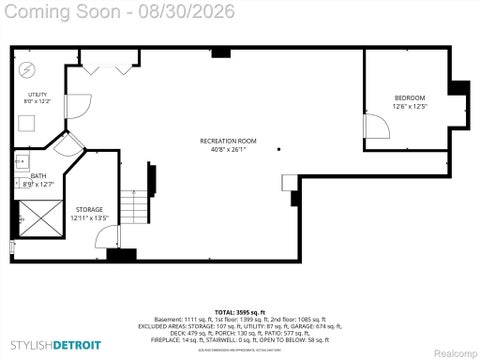 Tiny photo for 37570 Dale Drive, Huron Charter Township, MI 48164 (MLS # 20261069265)