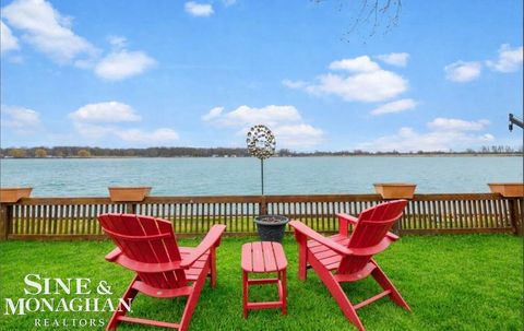 Tiny photo for 142 St Clair River Dr, Algonac City, MI 48001 (MLS # 58050203254)