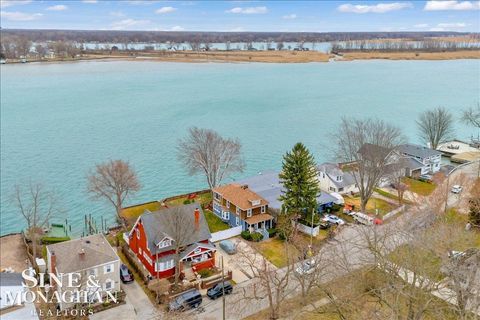 Tiny photo for 142 St Clair River Dr, Algonac City, MI 48001 (MLS # 58050203254)