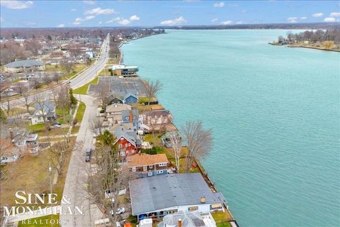 Tiny photo for 142 St Clair River Dr, Algonac City, MI 48001 (MLS # 58050203254)