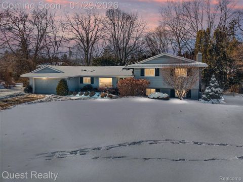 6702 Cathedral Drive Bloomfield Hills City MI 48301