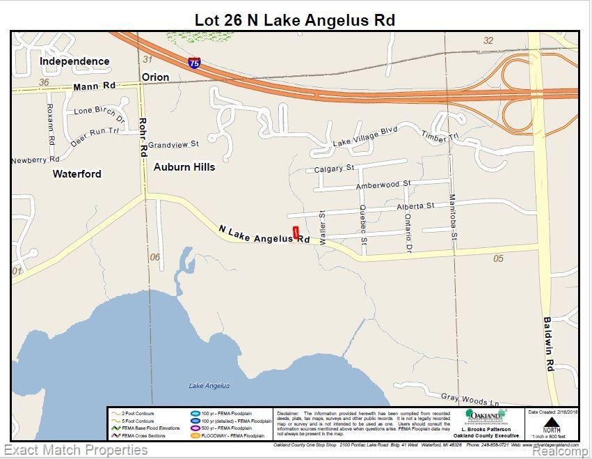 Lot 26 N. Lake Angelus Rd.