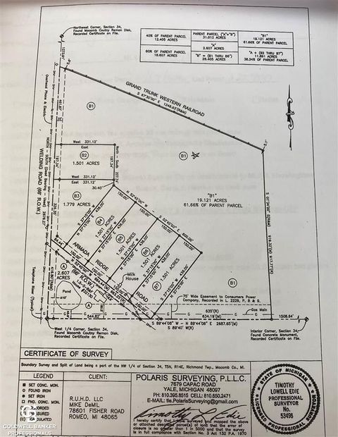 00 Armada Ridge Parcel 4 Road Richmond Township MI 48062