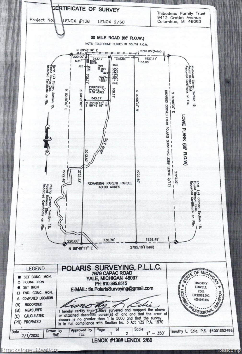 Vacant Land 30 Mile Road