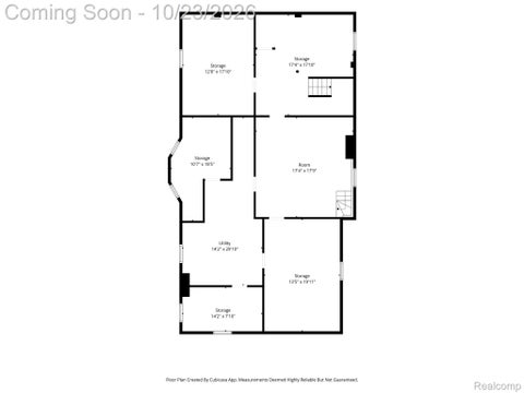 Tiny photo for 863 Iroquois Street, Detroit City, MI 48214 (MLS # 20261084117)