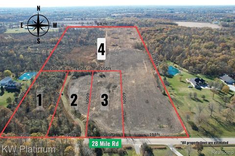 0 VACANT 4 - 28 MILE Road Ray Township MI 48096