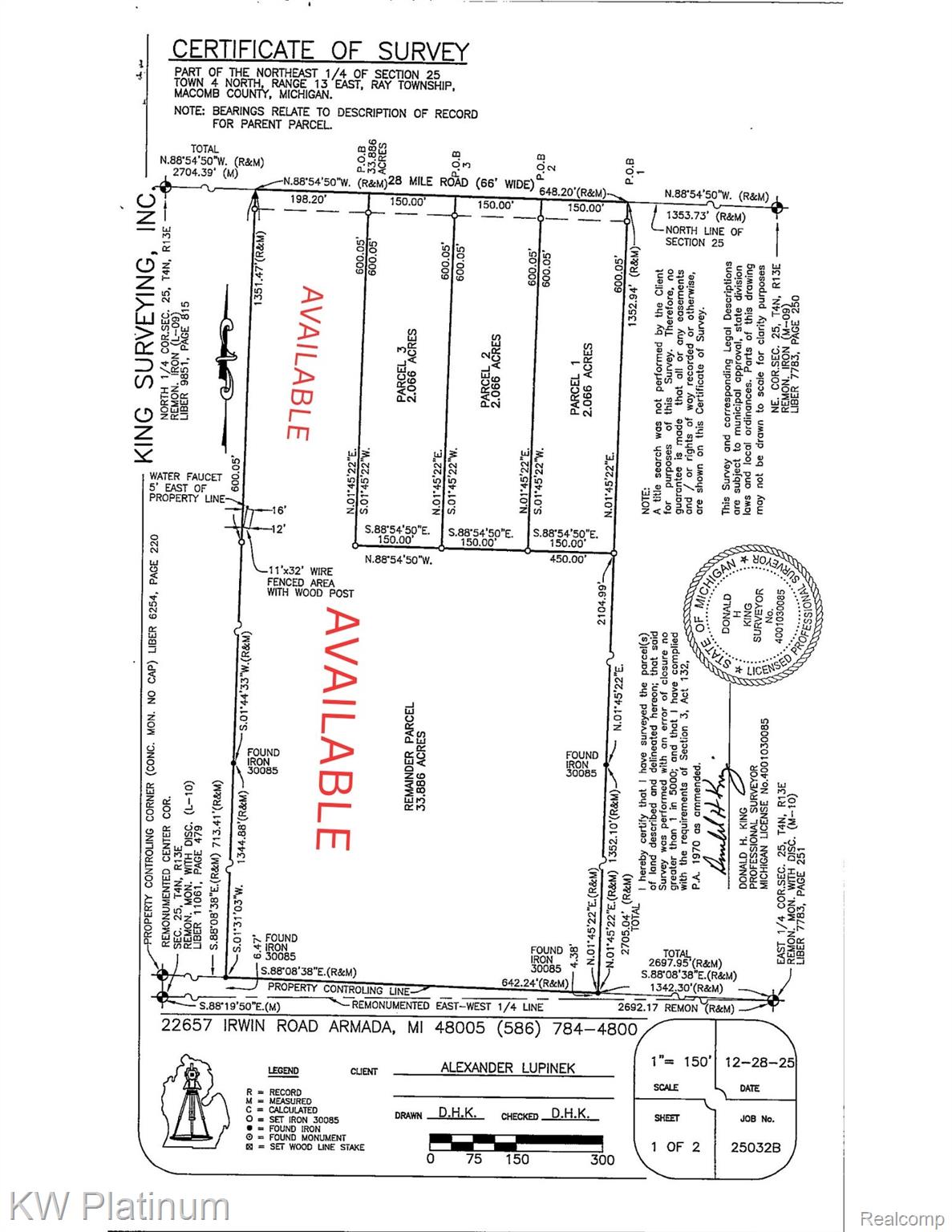 0 VACANT 4 - 28 MILE Road