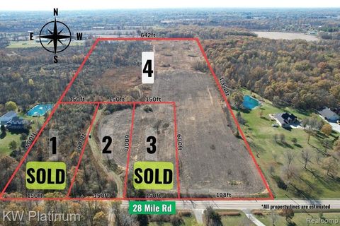 0 VACANT 4 - 28 MILE Road Ray Township MI 48096