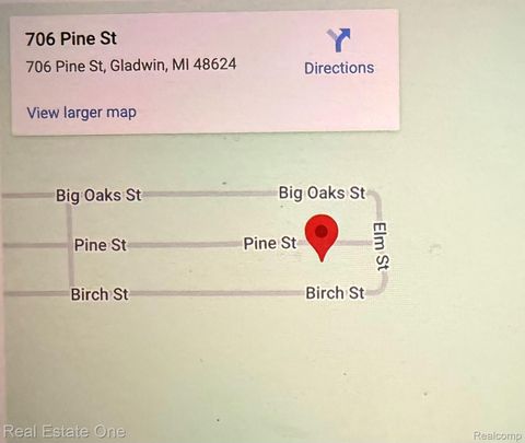 706 Pine Street Gladwin City MI 48624