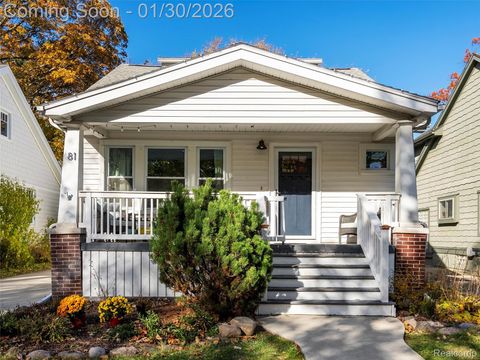 81 Wellesley Drive Pleasant Ridge City MI 48069