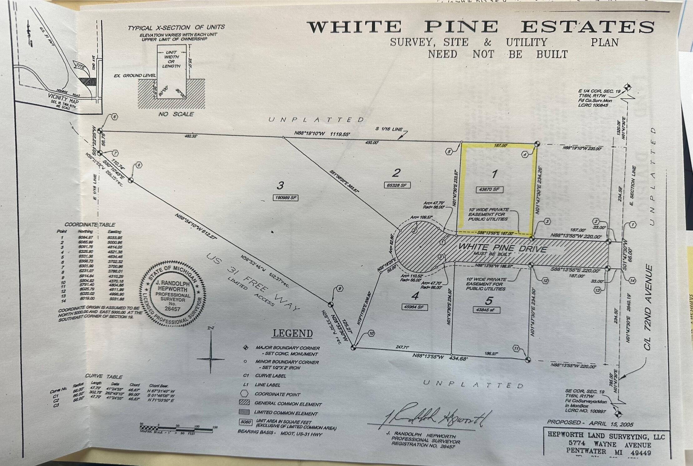 V/L-1 White Pine Drive