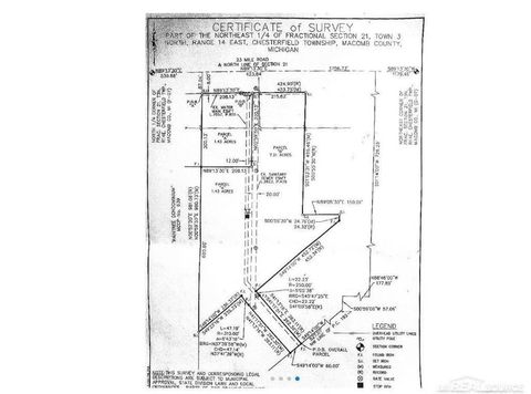 0 23 Mile Road Chesterfield Township Macomb MI 48047