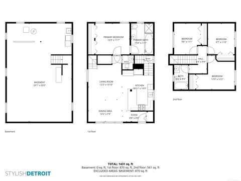 Tiny photo for 342 N Marias Avenue, Clawson City, MI 48017 (MLS # 58050225418)