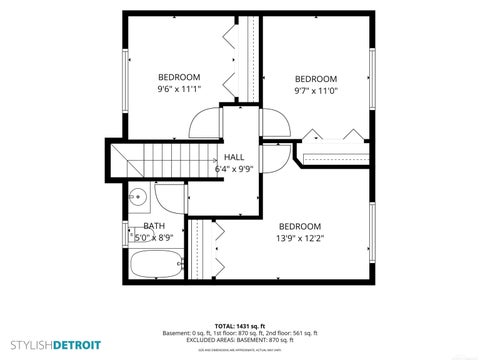 Tiny photo for 342 N Marias Avenue, Clawson City, MI 48017 (MLS # 58050225418)