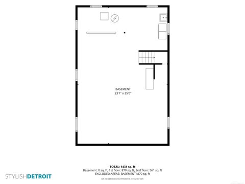 Tiny photo for 342 N Marias Avenue, Clawson City, MI 48017 (MLS # 58050225418)