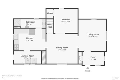 Tiny photo for 3551 N Otter Creek Road, La Salle Township, MI 48161 (MLS # 57050208828)