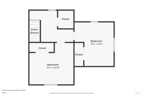 Tiny photo for 3551 N Otter Creek Road, La Salle Township, MI 48161 (MLS # 57050208828)