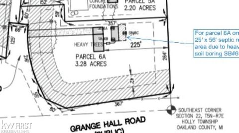 VL Parcel 6A Fagan Road Holly Township MI 48442